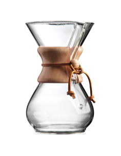Cafetera Chemex Clásica de Vidrio 6 Tazas - Manual