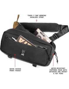 Bolsa Cruzada Mini Kadet Chrome Industries 5L Resistente Agua 2