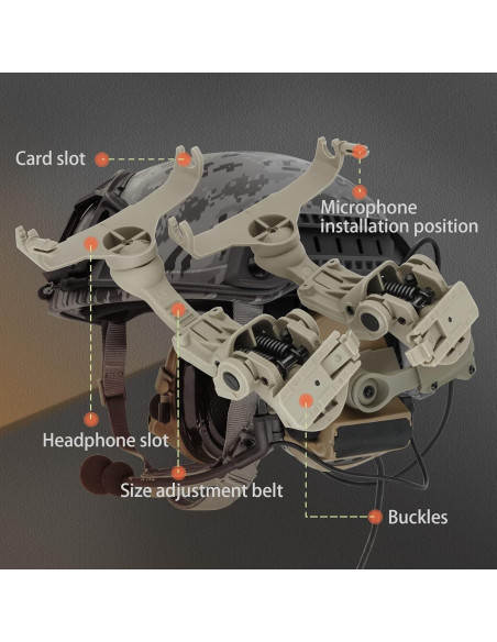 Adaptador de Riel ARC Hearangel Modelo ARC para Auriculares Adaptador de Riel ARC Hearangel Modelo ARC para Auriculares