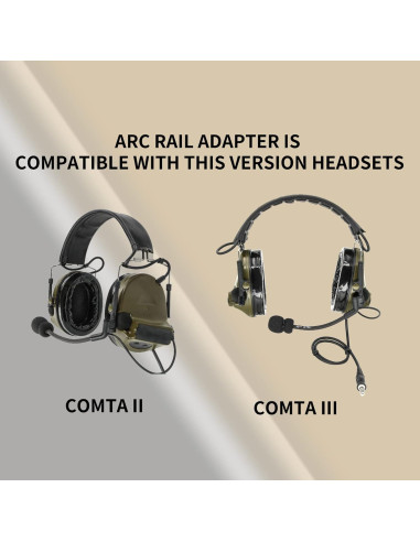 Adaptador de Riel ARC Hearangel Modelo ARC para Auriculares