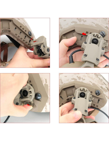 Adaptador de Riel ARC Hearangel Modelo ARC para Auriculares Adaptador de Riel ARC Hearangel Modelo ARC para Auriculares