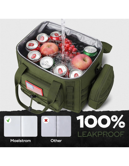 Caja Táctica Maelstrom para Almuerzo 20L Verde Militar