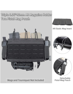 Chaleco Táctico Gwild Concepts Micro con Soporte para Revistas 2