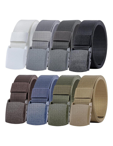 Cinturón Táctico Nylon Unisex 8 Piezas 150 cm Ajustable