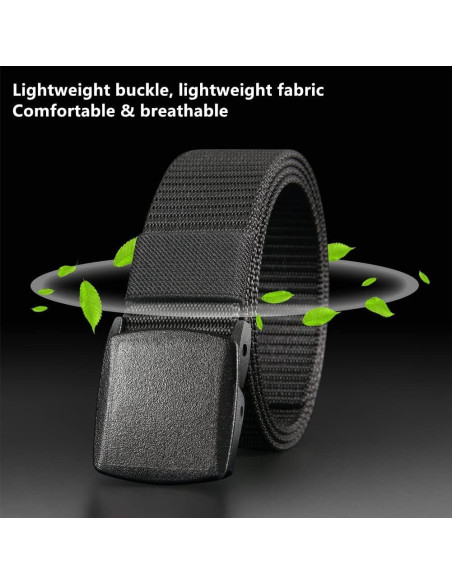 Cinturón Táctico Nylon Unisex 8 Piezas 150 cm Ajustable