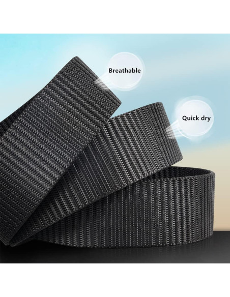 Cinturón Táctico Nylon Unisex 8 Piezas 150 cm Ajustable