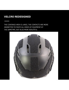 Casco Táctico Airsoft Booiu Ruiweixun Talla M Negro 2