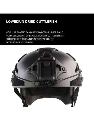 Casco Táctico Airsoft Booiu Ruiweixun Talla M Negro