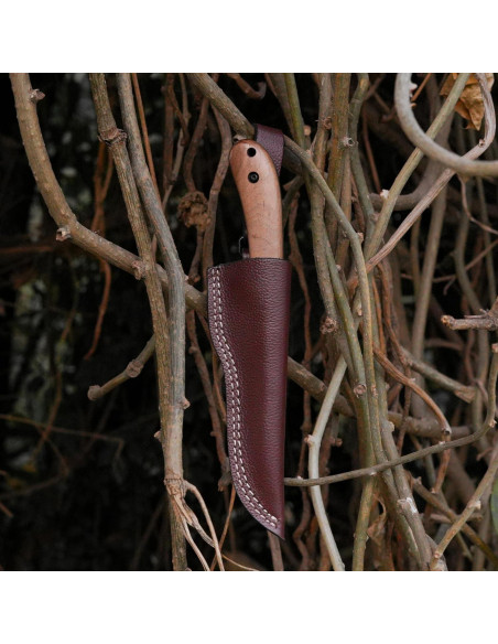 Cuchillo Bushcraft Regal Edge 22.86 cm con Funda de Cuero