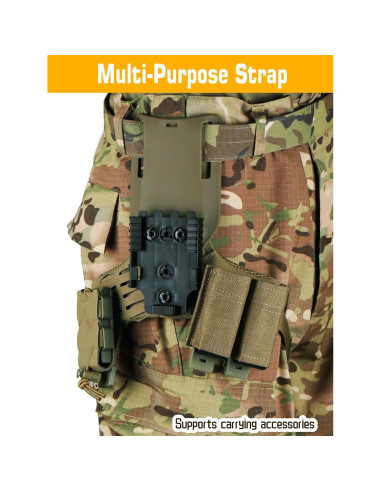 Adaptador de funda táctica EralcNa Era-ACC28 nylon tan