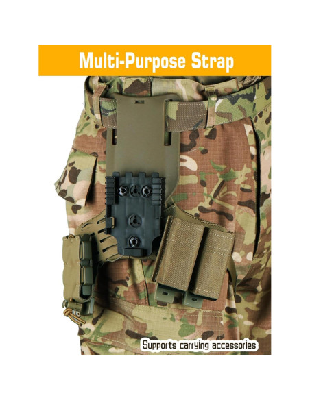 Adaptador de funda táctica EralcNa Era-ACC28 nylon tan