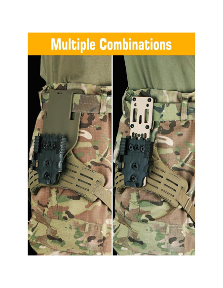 Adaptador de funda táctica EralcNa Era-ACC28 nylon tan