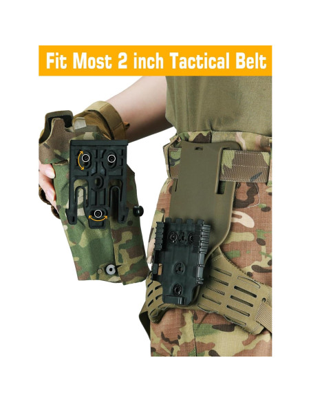 Adaptador de funda táctica EralcNa Era-ACC28 nylon tan