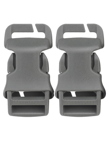 2 Piezas Hebillas Rápidas Tácticas POM 2.5cm Unisex
