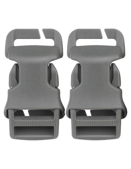 2 Piezas Hebillas Rápidas Tácticas POM 2.5cm Unisex