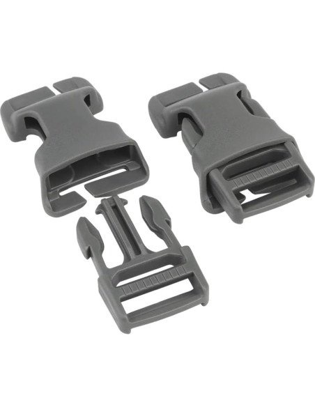2 Piezas Hebillas Rápidas Tácticas POM 2.5cm Unisex