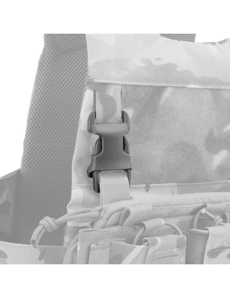 2 Piezas Hebillas Rápidas Tácticas POM 2.5cm Unisex