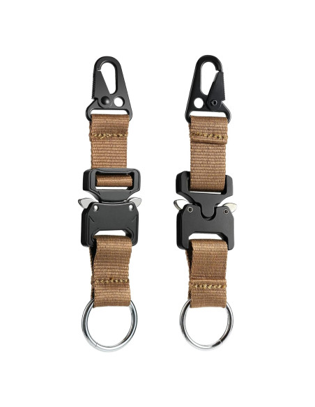 Llave Táctica SOWHUP con Hebilla Rápida y Anillo Inoxidable