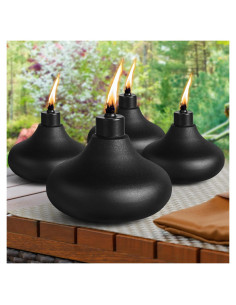 Paquete de 4 antorchas de metal FAN-Torches 1,44 kg 19h