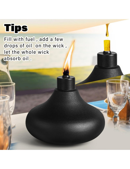 Paquete de 4 antorchas de metal FAN-Torches 1,44 kg 19h