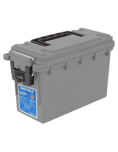 Caja de Almacenamiento Sheffield 12628, Gris, Resistente al Agua