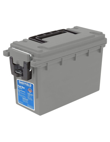 Caja de Almacenamiento Sheffield 12628, Gris, Resistente al Agua