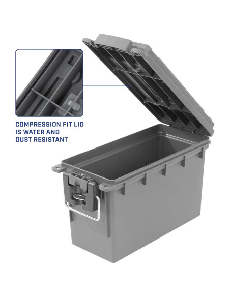 Caja de Almacenamiento Sheffield 12628, Gris, Resistente al Agua