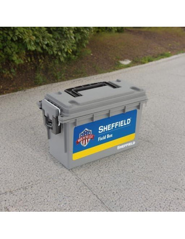 Caja de Almacenamiento Sheffield 12628, Gris, Resistente al Agua