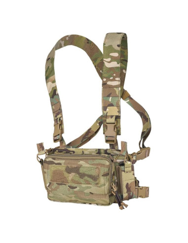 Chaleco Táctico KRYDEX con Pouch Triple y Arnés Ajustable