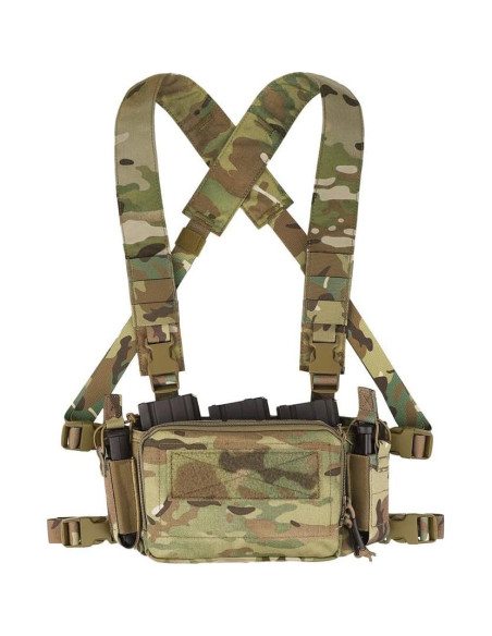 Chaleco Táctico KRYDEX con Pouch Triple y Arnés Ajustable