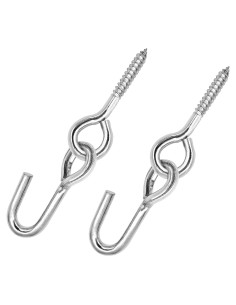 Ganchos para Hamacas ROOITY, Acero Galvanizado, 2 Piezas