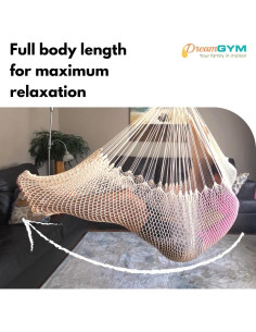 Silla Colgante DreamGYM - Columpio Terapéutico Beige 2