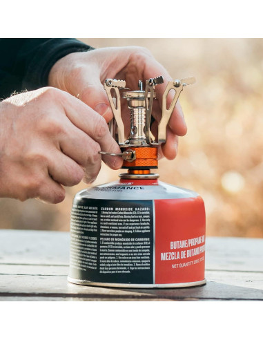 Estufa de Camping MalloMe - Portátil y Ligera 3000W