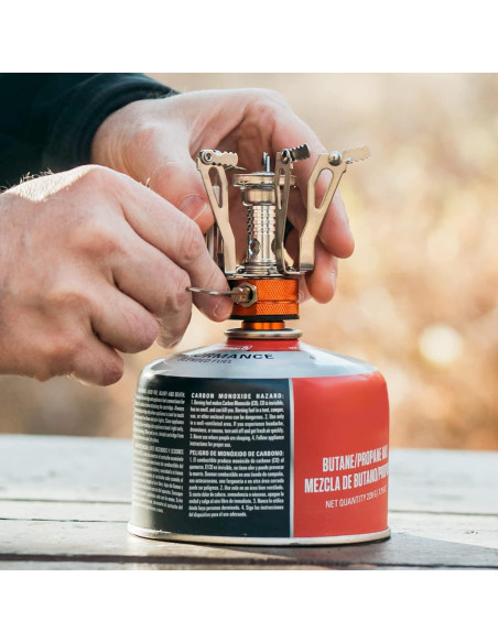 Estufa de Camping MalloMe - Portátil y Ligera 3000W