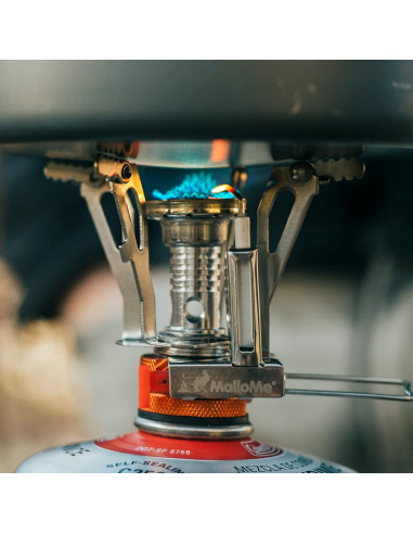 Estufa de Camping MalloMe - Portátil y Ligera 3000W