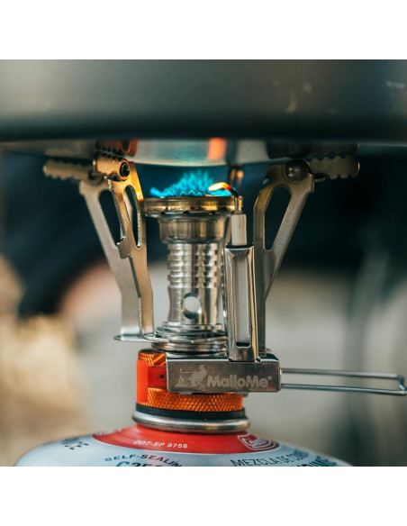 Estufa de Camping MalloMe - Portátil y Ligera 3000W