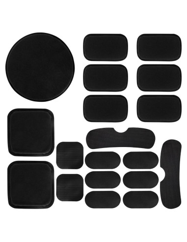 AOUTACC Almohadillas para Casco de Airsoft, 9 Piezas