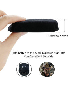 AOUTACC Almohadillas para Casco de Airsoft, 9 Piezas 2