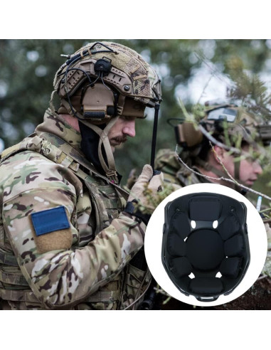 AOUTACC Almohadillas para Casco de Airsoft, 9 Piezas