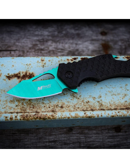 Cuchillo Plegable MTECH USA MT-A882 Verde Acero Inoxidable