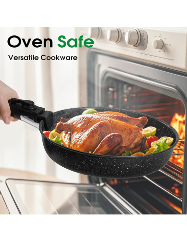 Juego de 15 Piezas SODAY Ollas y Sartenes Antiadherentes