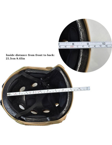 Casco Táctico JFFCESTORE PJ Camuflaje Ligero para Airsoft