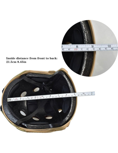 Casco Táctico JFFCESTORE PJ Camuflaje Ligero para Airsoft