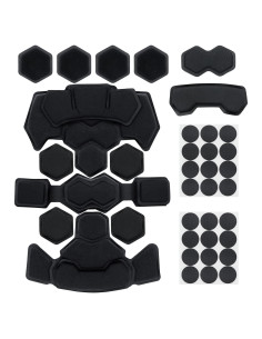 Almohadillas tácticas AOUTACC para casco de airsoft 26x20cm