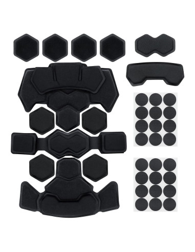 Almohadillas tácticas AOUTACC para casco de airsoft 26x20cm