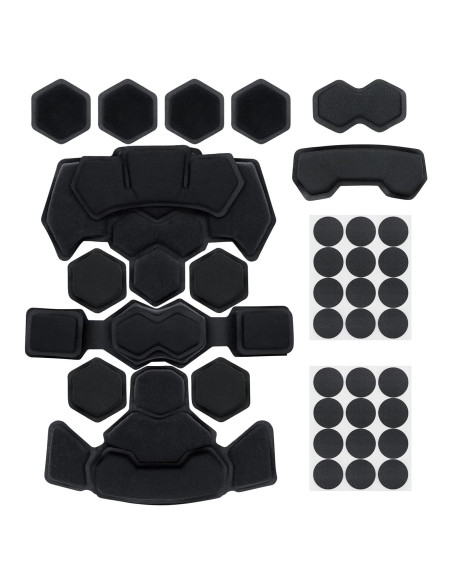 Almohadillas tácticas AOUTACC para casco de airsoft 26x20cm
