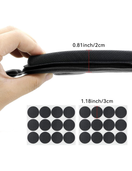 Almohadillas tácticas AOUTACC para casco de airsoft 26x20cm