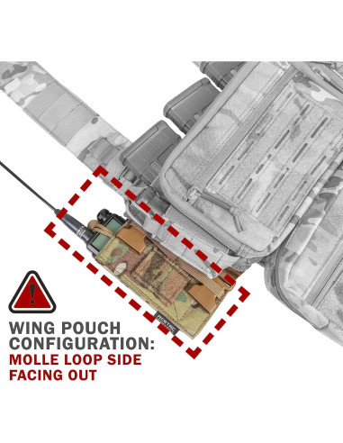 Arnés Táctico ACETAC S.O.P. con Soportes y Bolsillos