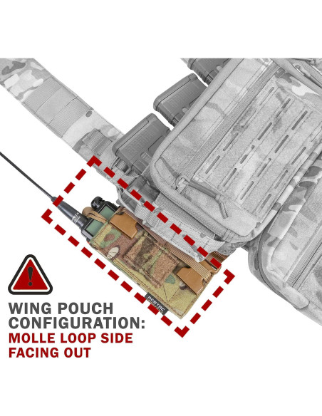 Arnés Táctico ACETAC S.O.P. con Soportes y Bolsillos