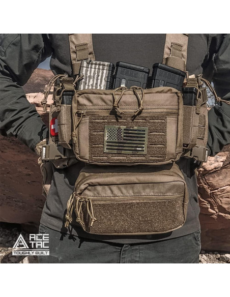 Arnés Táctico ACETAC S.O.P. con Soportes y Bolsillos